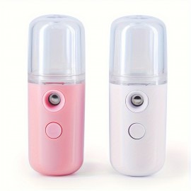1pc Portable Humidifier Rechargeable Handheld Sprayer Hydrating Mist Spraye