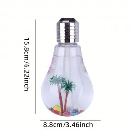 1pc Flame Model Humidifier, Lighting ,USB Plug, For Cars, Offices, Bedrooms