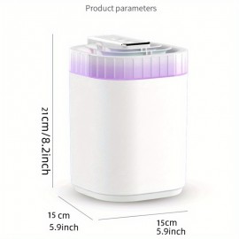 Silent Rhythm Humidifier, Home 101.44oz Large Capacity Three Spout Heavy Fog Mute Office Bedroom Humidifier