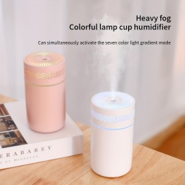 1pc Colorful Night Light Humidifier Portable Car Humidifier, Replenishing And Wetting,small Machine Spray Volume,Suitable For Car, Bedroom, Office, Yoga Room