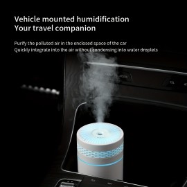 1pc Colorful Night Light Humidifier Portable Car Humidifier, Replenishing And Wetting,small Machine Spray Volume,Suitable For Car, Bedroom, Office, Yoga Room