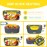 Electric Lunch Box Food Heater For Car And Home,12V/110V Portable Food Warmer Heating Container 2 In 1 Food-Grade Stainless Steel Food Container With Fork, Spoon And Carry Bag
