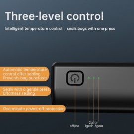 Mini Plastic Sealing Machine, New Portable Vacuum Preservation Sealing Machine Home Automatic Food Bag Sealer Kitchen Gadget