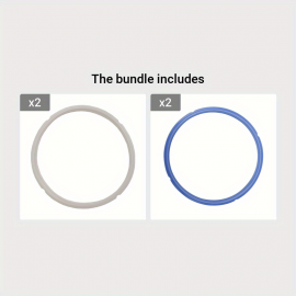 1 pc Durable Silicone Sealing Ring for 6 Qt Instapot - Perfect Replacement Gasket Seal for Ip Programmable Pressure Cooker - Insta-pot Accessories for 5qt & 6qt Models - Ensures Safe and Efficient Cooking