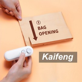 Mini Portable USB Charging Sealing Machine for Snack Plastic Bags - Easy Manual Sealing Clip with Fast Charging Benefits