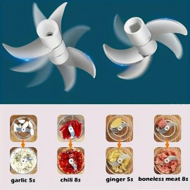 Home Garlic Masher Meat Grinder Cooking Blender Mini Children's Supplement Machine Small Electric Garlic Masher Garlic Machine.