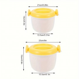 Microwave Rice Cooker Steamer Pot Pastamaker Oven Veggie Cookware Cooking Soup Pressure Pots Bowl Micro Vegetable Container