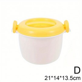 Microwave Rice Cooker Steamer Pot Pastamaker Oven Veggie Cookware Cooking Soup Pressure Pots Bowl Micro Vegetable Container