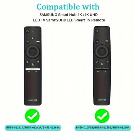 1pc Silicone Protective Case Covers Holder Compatible For Samsung Smart TV Remote Controller Of BN59 Series, Anti-Lost Shockproof Glowing Samsung Tv Remote Cover Case Skin Sleeve Protector For Samsung Smart 4K Ultra HDTV Remote