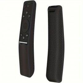 1pc Silicone Protective Case Covers Holder Compatible For Samsung Smart TV Remote Controller Of BN59 Series, Anti-Lost Shockproof Glowing Samsung Tv Remote Cover Case Skin Sleeve Protector For Samsung Smart 4K Ultra HDTV Remote
