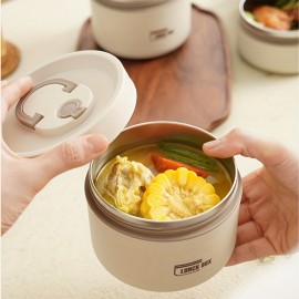 Stackable Stainless Steel Insulated Lunch Box Set - Portable Bento Container With Leakproof Lids For Fresh And Healthy Meals On-the-Go