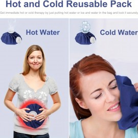 1pc Ice Pack For Injuries, Hot & Cold Therapy, Teeth Pain Cold Pack, Headaches Cold Ice Bag, Menstrual Pain Hot Water Bag, Backs Fast Release Reusable Ice Bag