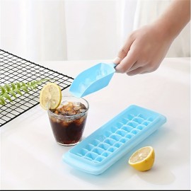 Quick Freeze 33-Grid Ice Cube Mold Tray for Perfectly Chilled Drinks and Delicious Pastry Popsicles