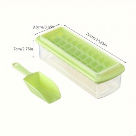 Quick Freeze 33-Grid Ice Cube Mold Tray for Perfectly Chilled Drinks and Delicious Pastry Popsicles