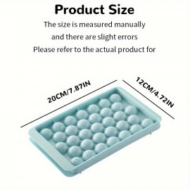 Plastic Material Ice Cube Mold, Ice Making Molds, Frozen Ice Molds, Can Make 33 Ice Balls At A Time, DIY Ice Cold For Drinks, Suitable For Bars, Home