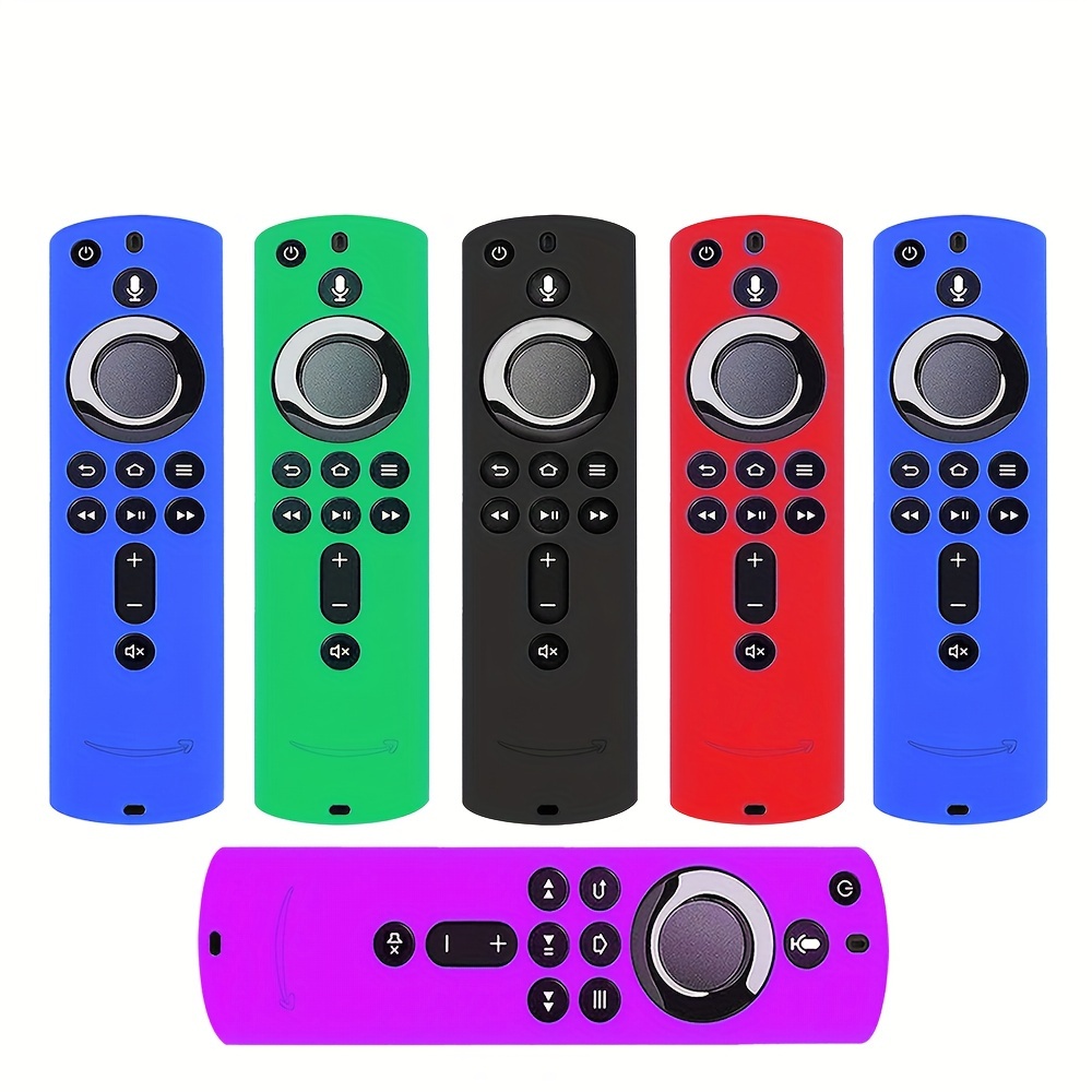 Silicone Case For Amazon TV Stick For Alexa Voice Remote (2nd Gen) Remote, Drop-Proof Silicone Soft Case With Attached Lanyard