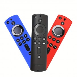 Silicone Case For Amazon TV Stick For Alexa Voice Remote (2nd Gen) Remote, Drop-Proof Silicone Soft Case With Attached Lanyard