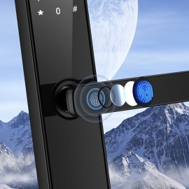 Smart Fingerprint Door Lock Keyless Entry Door Lock For Home Hotel Office  Digital Electric Door Lock