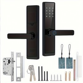 Smart Fingerprint Door Lock Keyless Entry Door Lock For Home Hotel Office  Digital Electric Door Lock