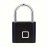Fingerprint Lock Without Key Waterproof Anti-Theft Smart Lock Fingerprint Padlock Zinc Alloy Intelligent Safety Electronic DoorLock