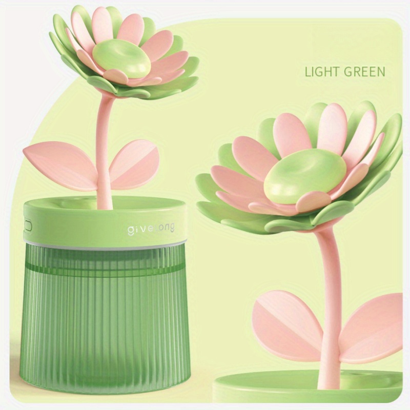 flower air humidifier night light usb silent bedroom desktop large fog volume purifying air mini humidifier details 3