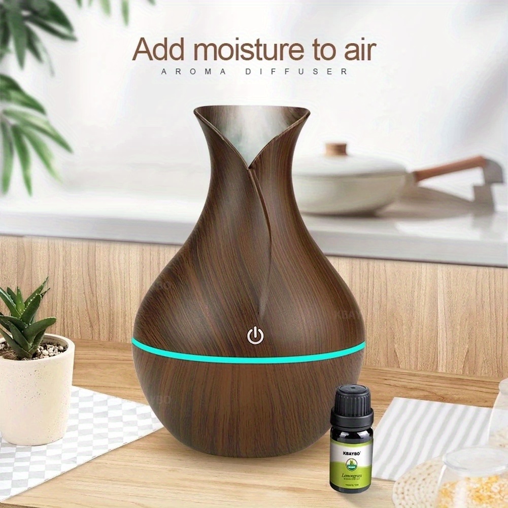 7 color led electric humidifier for bedroom office and desktop adjustable timer and moisture control details 0