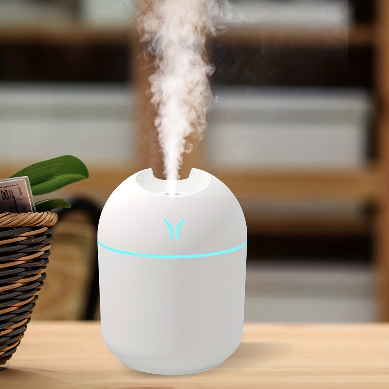 humidifiers, 1pc white pink blue humidifiers for bedroom humidifier humidifiers humidifiers for large room essential oil diffuser quiet cool mist for home and plants last up to 4 hours details 1