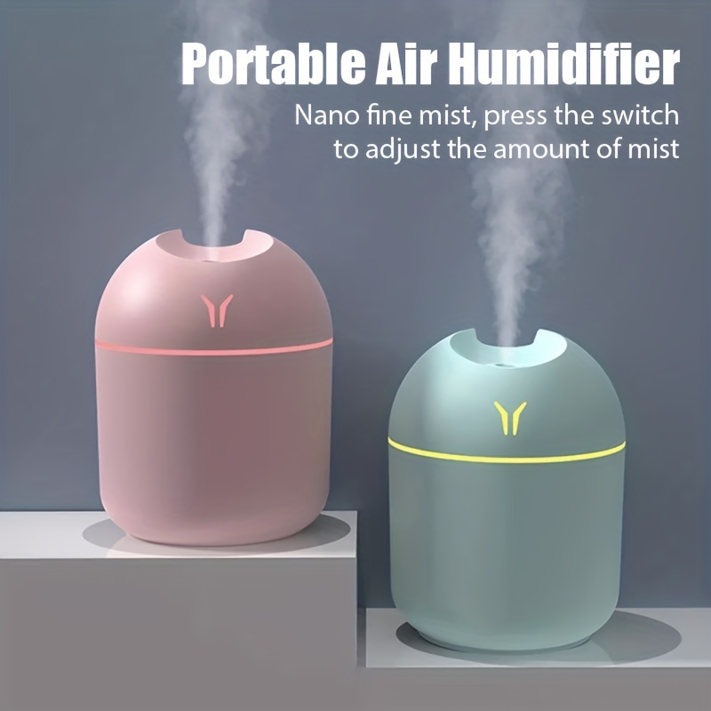 cute aroma diffuser with night light and cold mist for home car and plants purify air and freshen room details 2