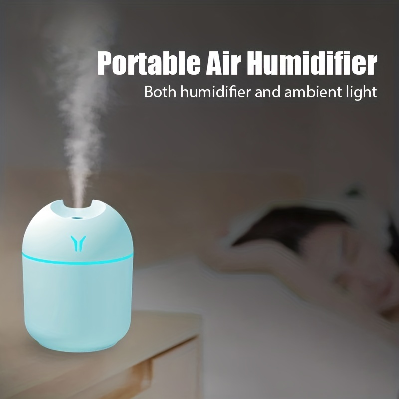 cute aroma diffuser with night light and cold mist for home car and plants purify air and freshen room details 3