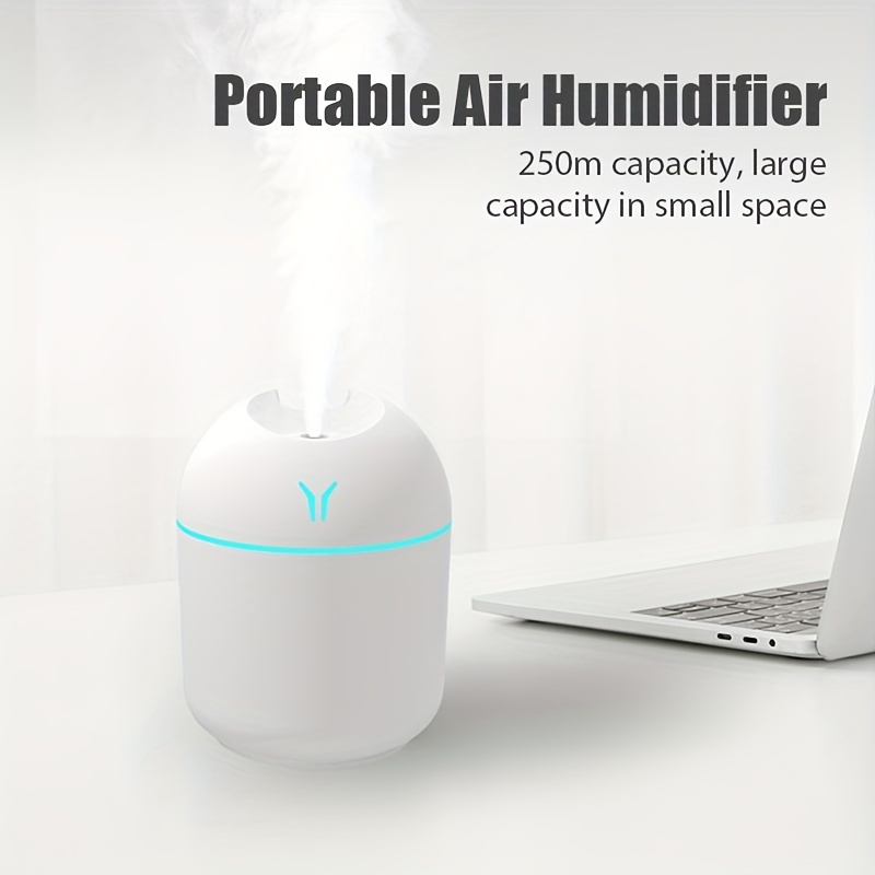 cute aroma diffuser with night light and cold mist for home car and plants purify air and freshen room details 4