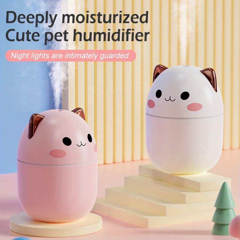humidifier, 250ml small mini portable h2o spray mist humidifier double wet aroma essential oil diffuser car usb air humidifier details 0