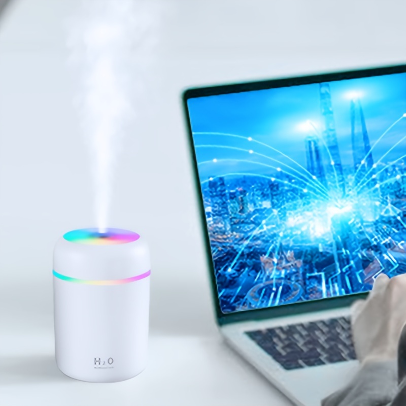 300ml colorful humidifier for home office details 1