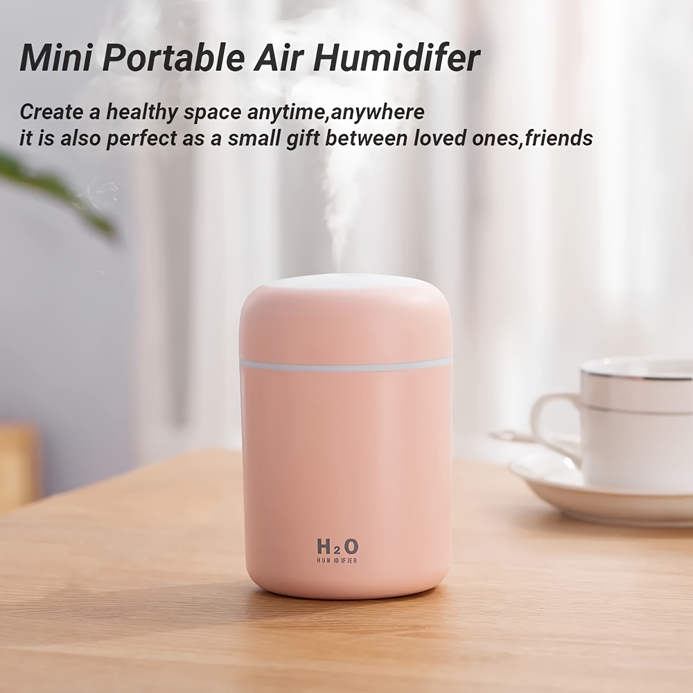 300ml colorful humidifier for home office details 4
