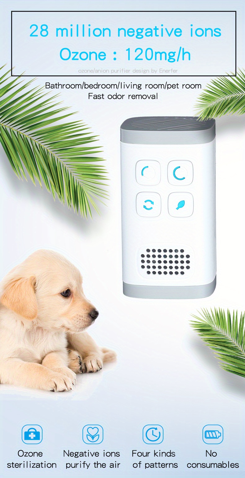 air purifier negative ion ozone cat house pet sterilization odor removal disinfection machine cat litter purifier odor remover details 0