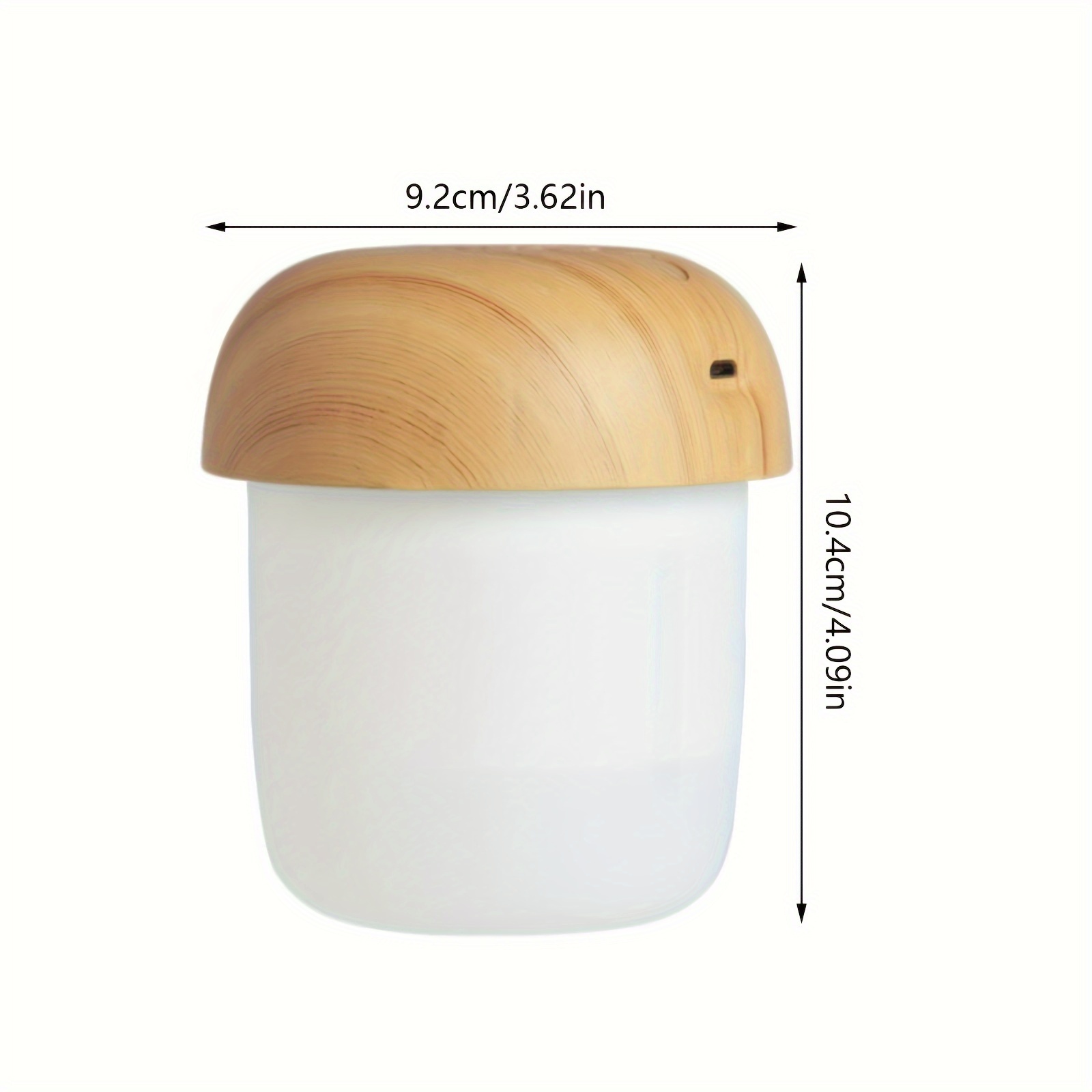small mushroom wood grain air humidifier details 9