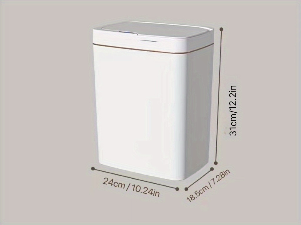 smart automatic induction trash can keep your home smelling fresh clean with battery powered lid details 5