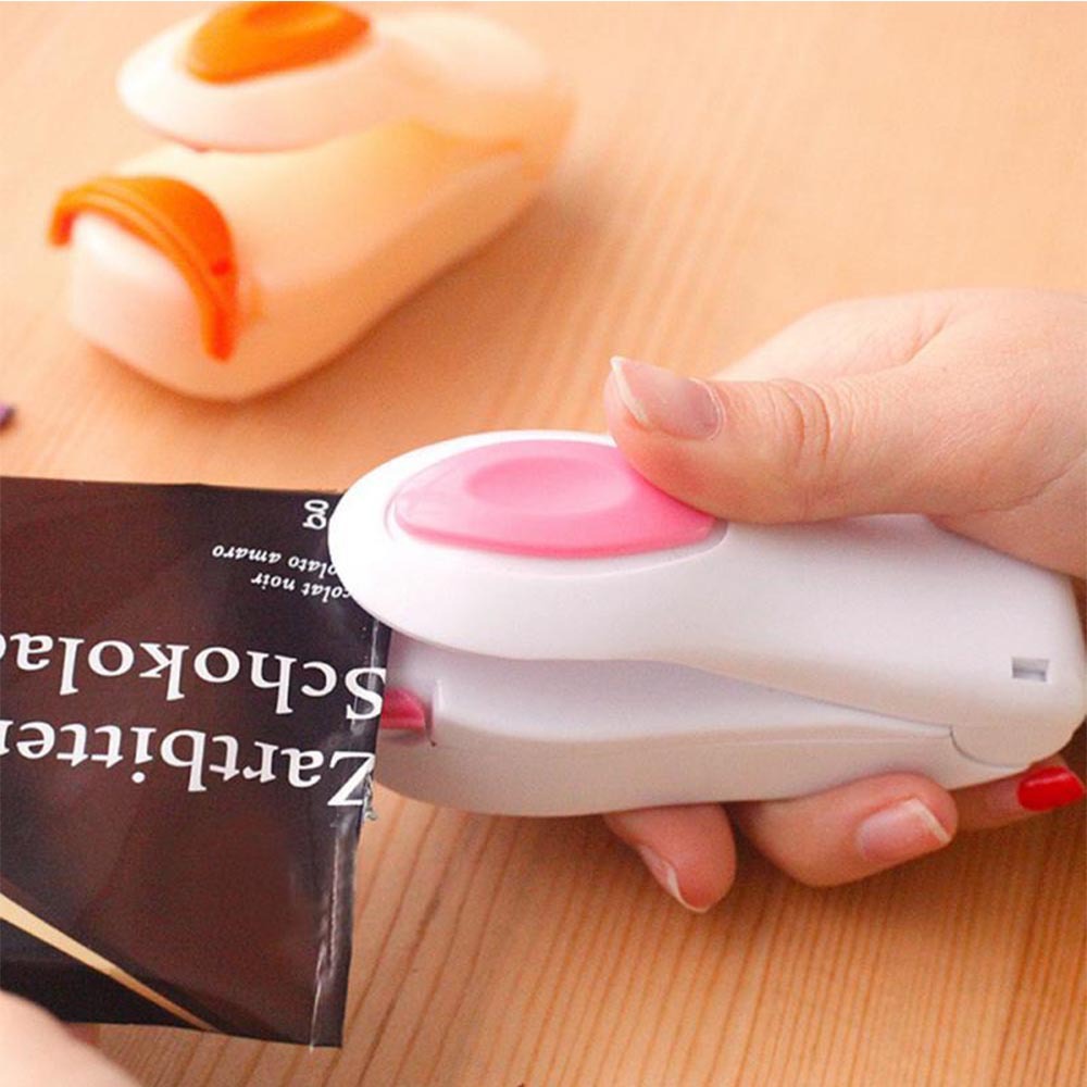 portable mini food bag sealer keep your snacks fresh and crispy easy to use kitchen accessory details 3