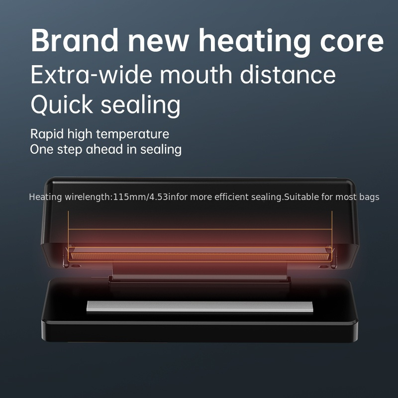 mini plastic sealing machine new portable vacuum preservation sealing machine home automatic food bag sealer kitchen gadget details 2
