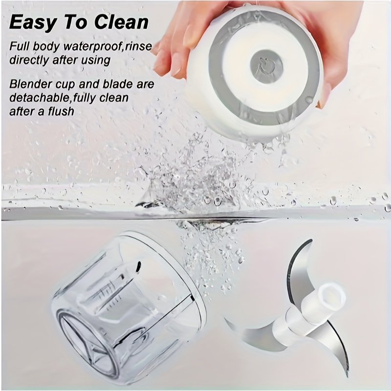 1pc garlic beater food mixer electric garlic masher garlic grinder meat grinder garlic masher chopping garlic maker pulling garlic maker easy to clean food mixer 250ml large capacity details 5