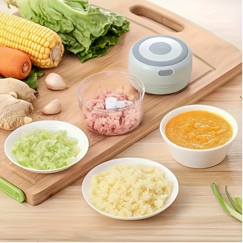 1pc garlic beater food mixer electric garlic masher garlic grinder meat grinder garlic masher chopping garlic maker pulling garlic maker easy to clean food mixer 250ml large capacity details 6