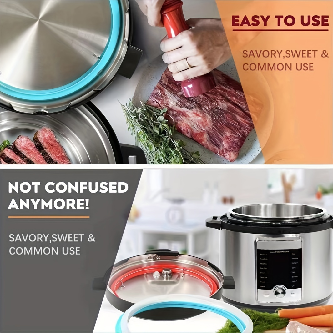 1 pc durable silicone sealing ring for 6 qt instapot perfect replacement gasket seal for ip programmable pressure cooker insta pot accessories for 5qt 6qt models ensures safe and efficient cooking details 6