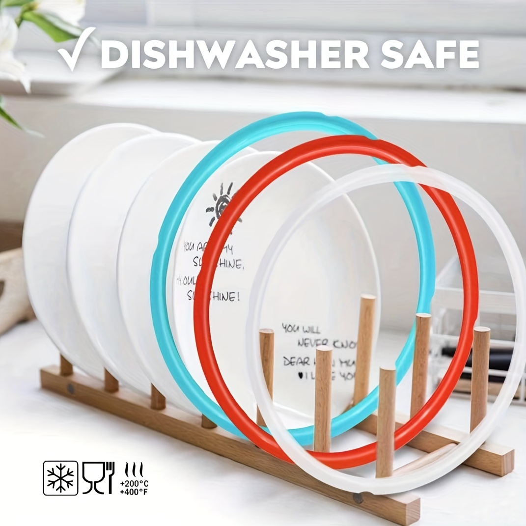 1 pc durable silicone sealing ring for 6 qt instapot perfect replacement gasket seal for ip programmable pressure cooker insta pot accessories for 5qt 6qt models ensures safe and efficient cooking details 7