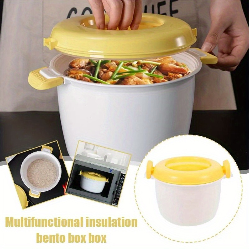 microwave rice cooker steamer pot pastamaker oven veggie cookware cooking soup pressure pots bowl micro vegetable container details 3
