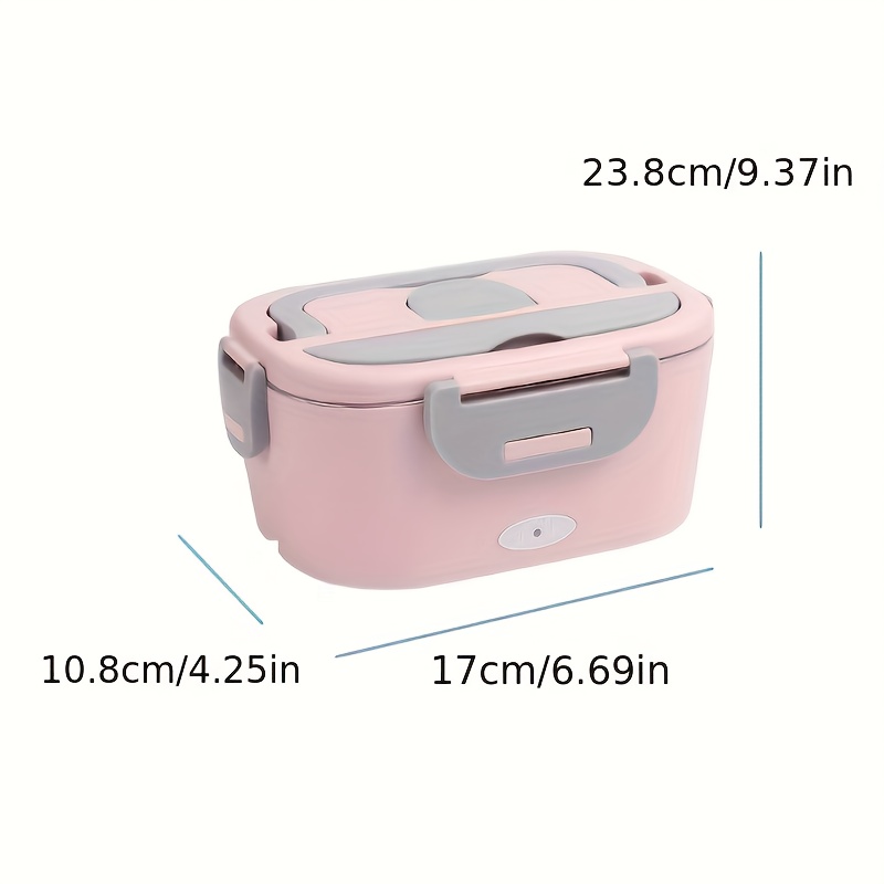 portable electric lunch box 2 in 1 insulation and heating lunch box with stainless steel liner 1 5l heating lunch box electric lunch box for car home use details 4