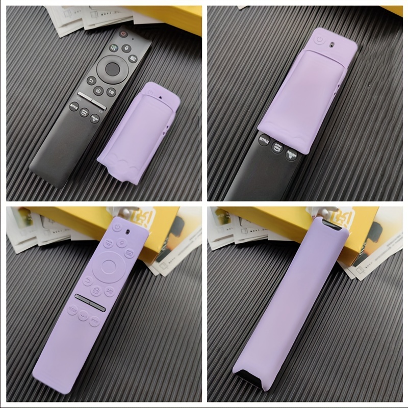 1pc anti drop silicone cover for samsung tv remote control protective sleeve for bn59 01 with enhanced grip and durability details 2