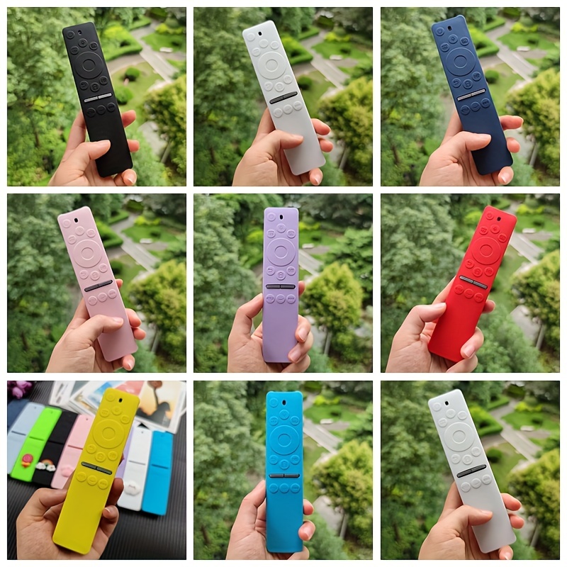 1pc anti drop silicone cover for samsung tv remote control protective sleeve for bn59 01 with enhanced grip and durability details 3