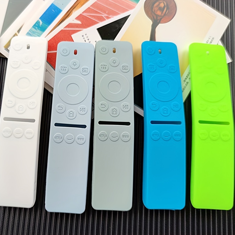 1pc anti drop silicone cover for samsung tv remote control protective sleeve for bn59 01 with enhanced grip and durability details 5