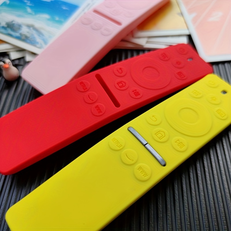 1pc anti drop silicone cover for samsung tv remote control protective sleeve for bn59 01 with enhanced grip and durability details 6
