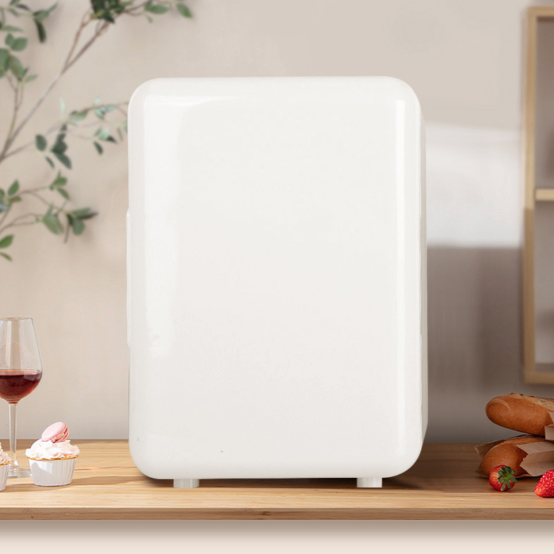 portable mini fridge 4l 6 can cooler and warmer for skin care cosmetics and beverages ideal for office bedroom and car use details 1