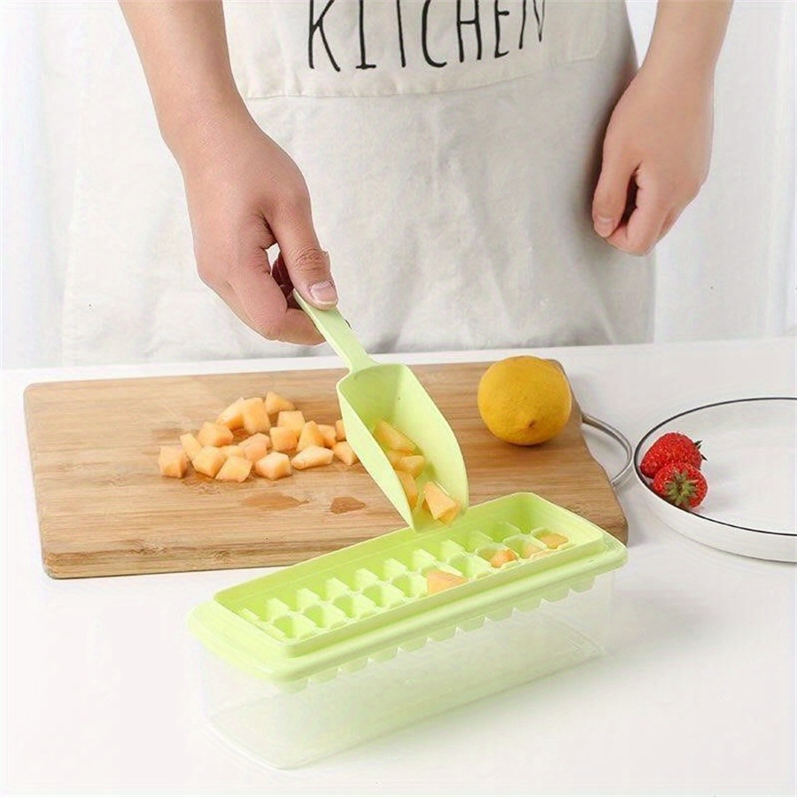 quick freeze 33 grid ice cube mold tray for perfectly chilled drinks and delicious pastry popsicles details 7